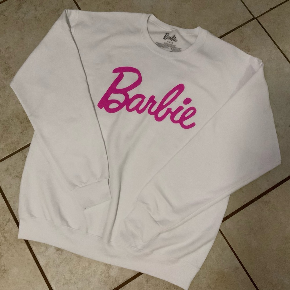 White barbie sweatshirt
